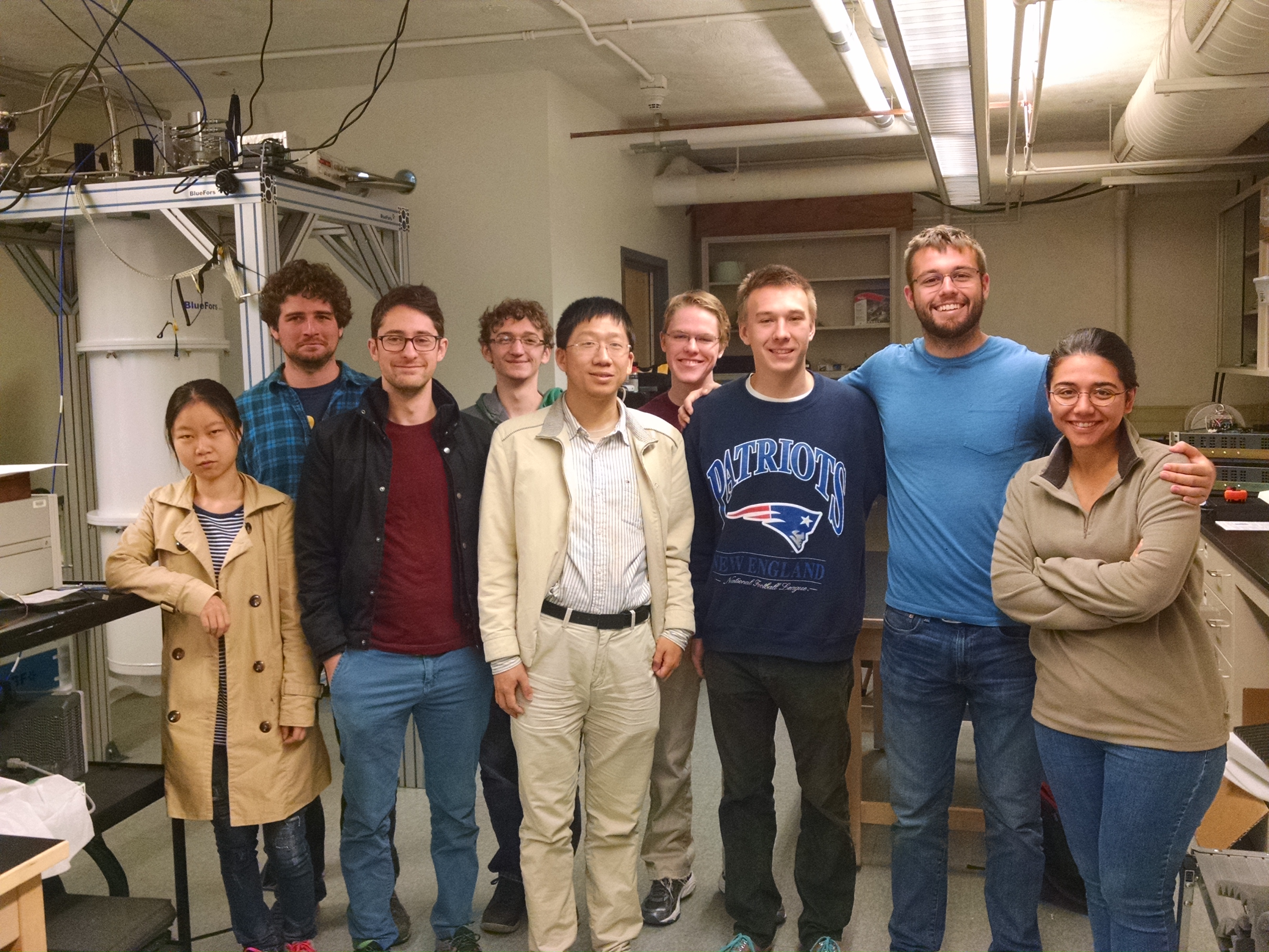 Group photo in the lab, 2017.