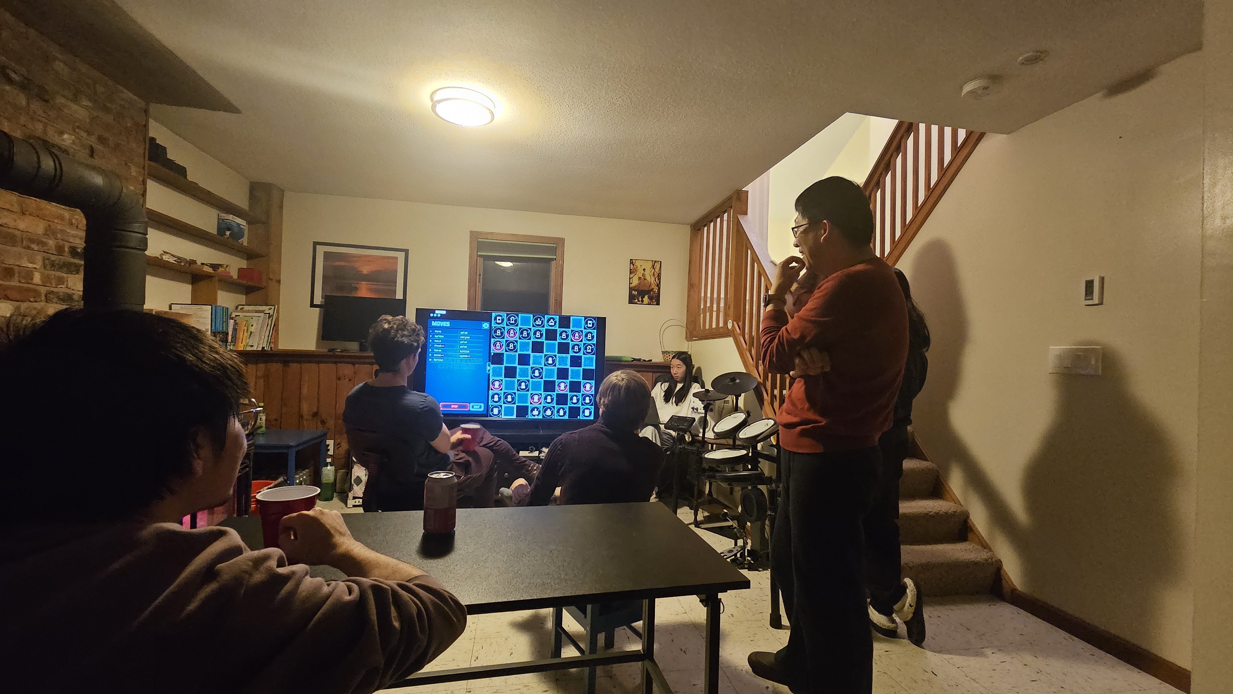 Quantum chess at Chen's house, 2023.